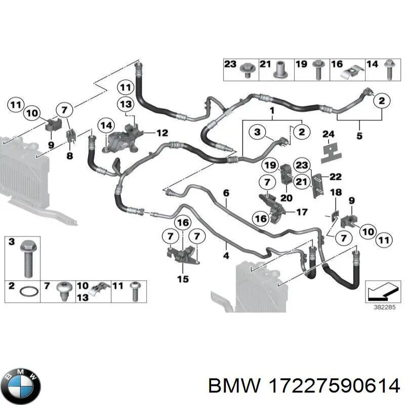 Compre 17227590614 BMW 