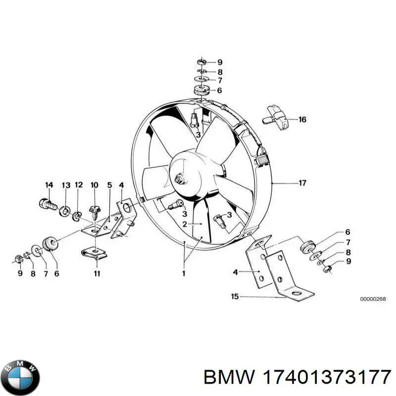 Resistor (resistência) de ventilador de forno (de aquecedor de salão) BMW 17401373177 preço, a partir de 74,22 USD