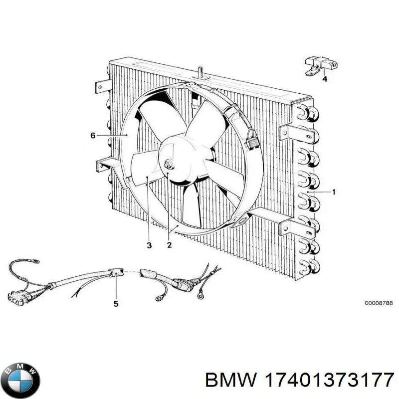 Compre 17401373177 BMW Resistor (resistência) de ventilador de forno (de aquecedor de salão)