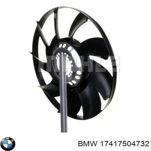 Compre 17417504732 BMW Ventilador (roda de aletas) do radiador de esfriamento