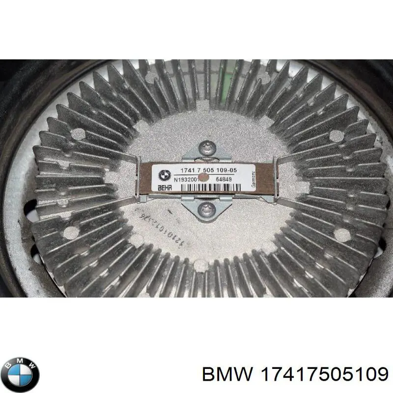 Compre 17417505109 BMW Acoplamento viscoso de ventilador de esfriamento