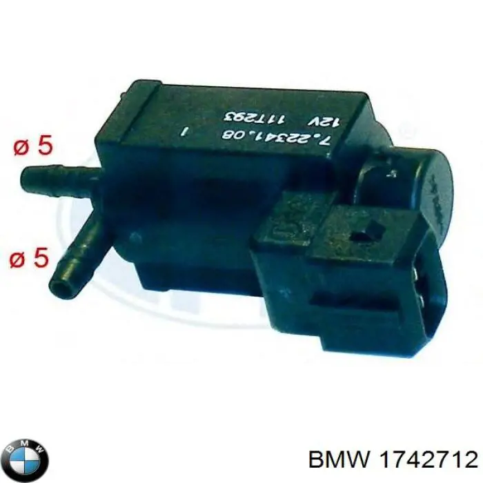 1742712 BMW Válvula solenoide de regulação de comporta EGR