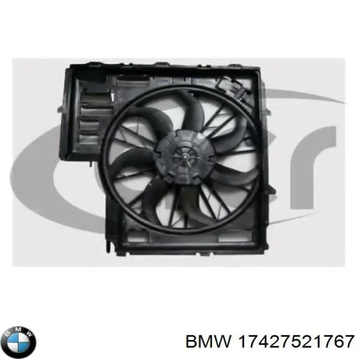 Difusor do radiador de esfriamento, montado com motor e roda de aletas BMW 17427521767 preço, a partir de 267,64 USD