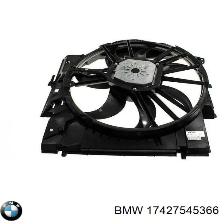 Compre 204123W1 Polcar Difusor do radiador de esfriamento, montado com motor e roda de aletas