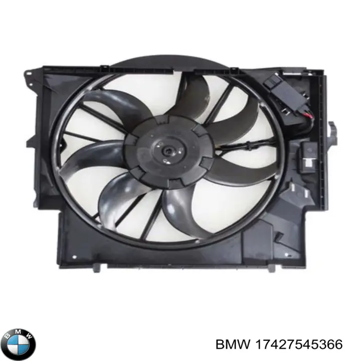 Difusor do radiador de esfriamento, montado com motor e roda de aletas Polcar 204123W1