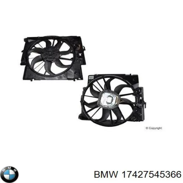 204123W1 Polcar Difusor do radiador de esfriamento, montado com motor e roda de aletas