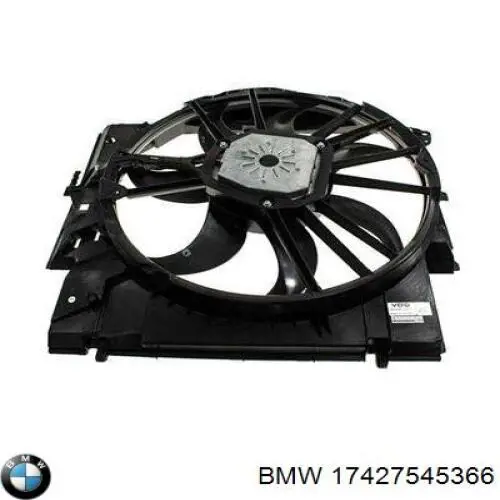 Difusor do radiador de esfriamento, montado com motor e roda de aletas 204123W1 Polcar
