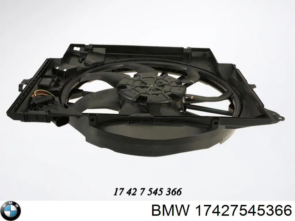 Difusor do radiador de esfriamento, montado com motor e roda de aletas 204123W1 Polcar