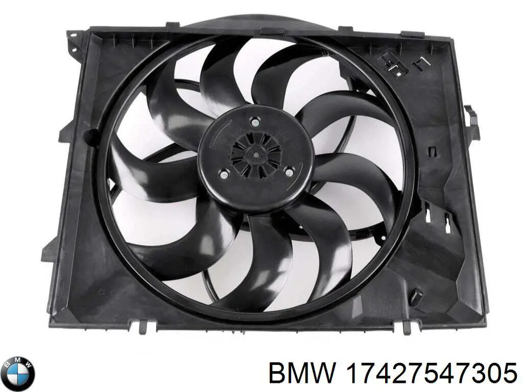 Difusor do radiador de esfriamento, montado com motor e roda de aletas BMW 17427547305 preço, a partir de 491,70 USD