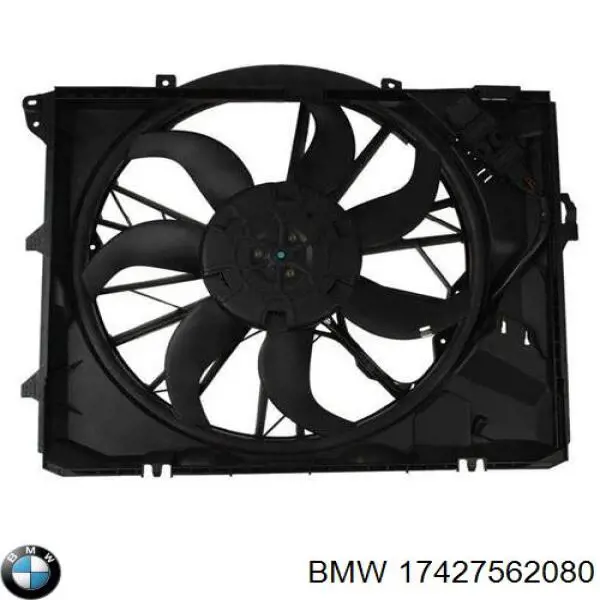 Difusor do radiador de esfriamento, montado com motor e roda de aletas BMW 17427562080 preço, a partir de 224,04 USD