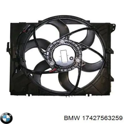 17427563259 BMW Difusor do radiador de esfriamento, montado com motor e roda de aletas