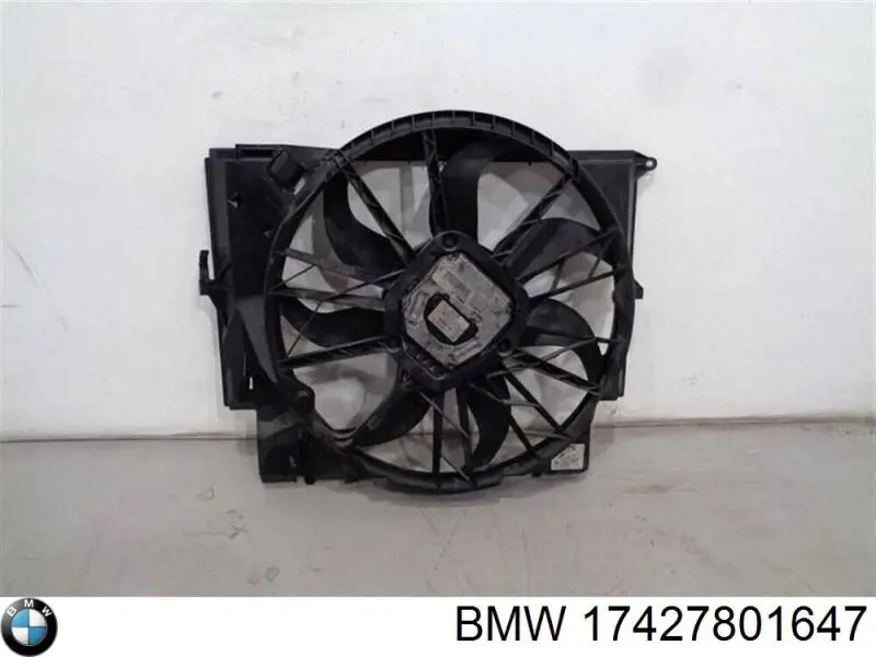 17427801647 BMW Difusor do radiador de esfriamento, montado com motor e roda de aletas