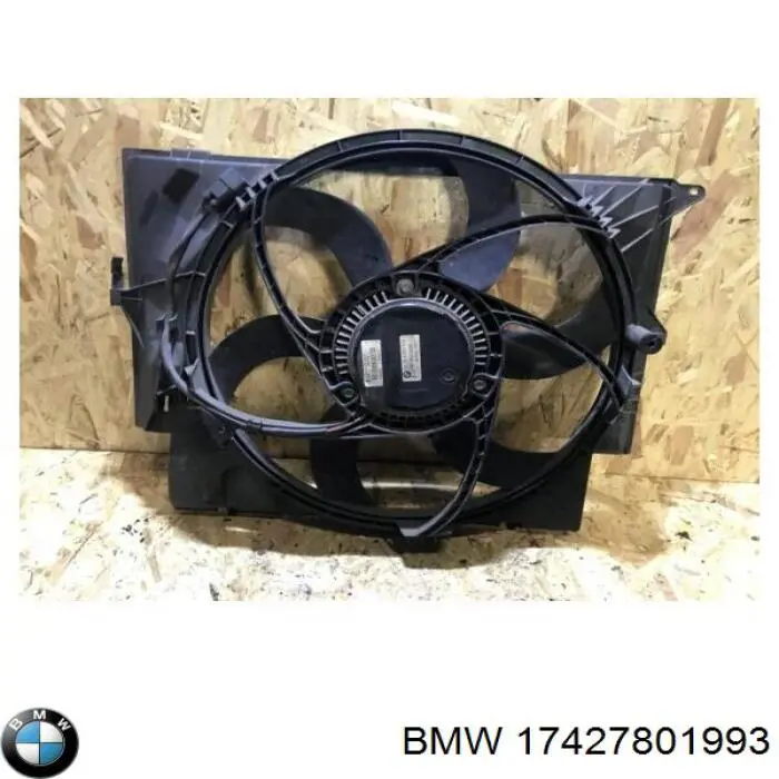 17427801993 BMW Difusor do radiador de esfriamento, montado com motor e roda de aletas