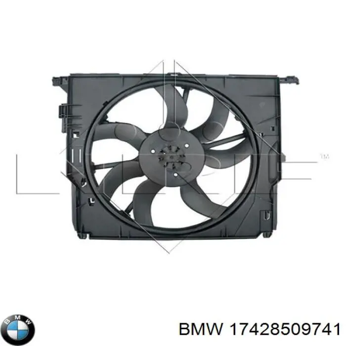 Difusor do radiador de esfriamento, montado com motor e roda de aletas BMW 17428509741 preço, a partir de 283,72 USD