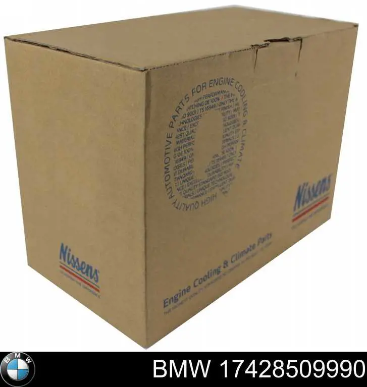 17428509990 BMW Ventilador elétrico de esfriamento montado (motor + roda de aletas)