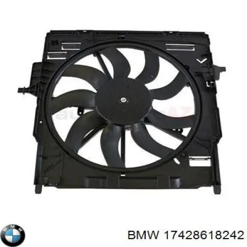 Difusor do radiador de esfriamento, montado com motor e roda de aletas BMW 17428618242 preço, a partir de 358,74 USD