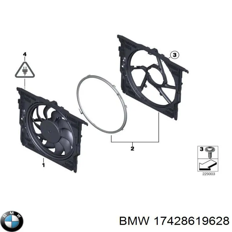Difusor do radiador de esfriamento, montado com motor e roda de aletas Mahle Original CFF549000P preço, a partir de 512,47 USD