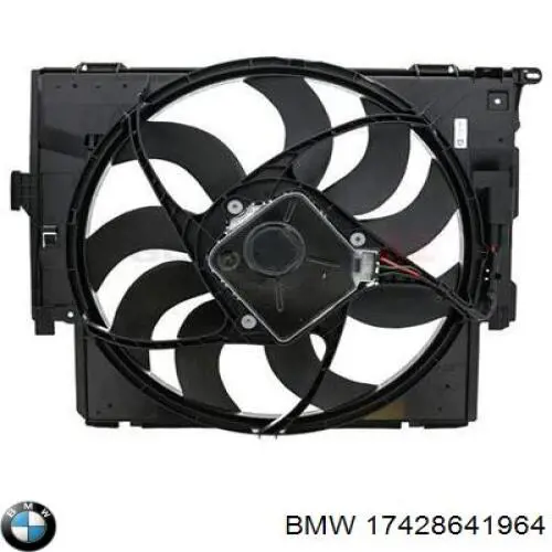 Difusor do radiador de esfriamento, montado com motor e roda de aletas BMW 17428641964 preço, a partir de 314,22 EUR