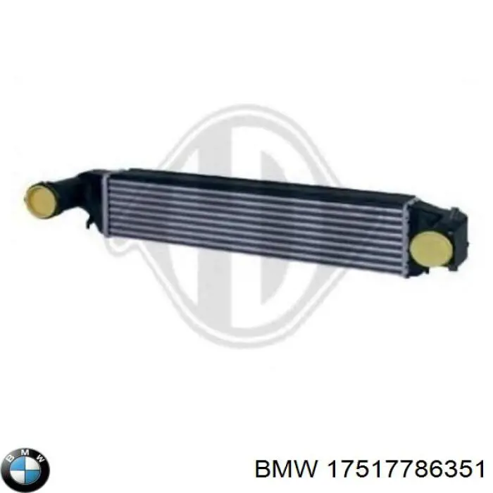 17517786351 BMW Radiador de intercooler