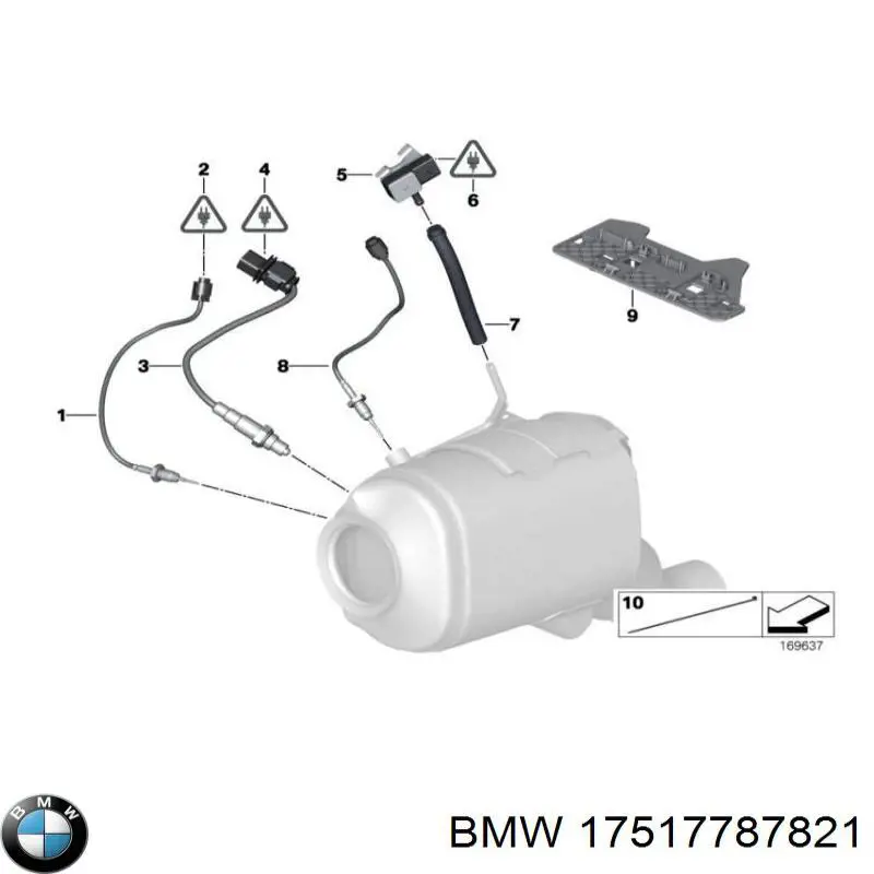 Compre 17517787821 BMW Braçadeira de cano derivado de intercooler