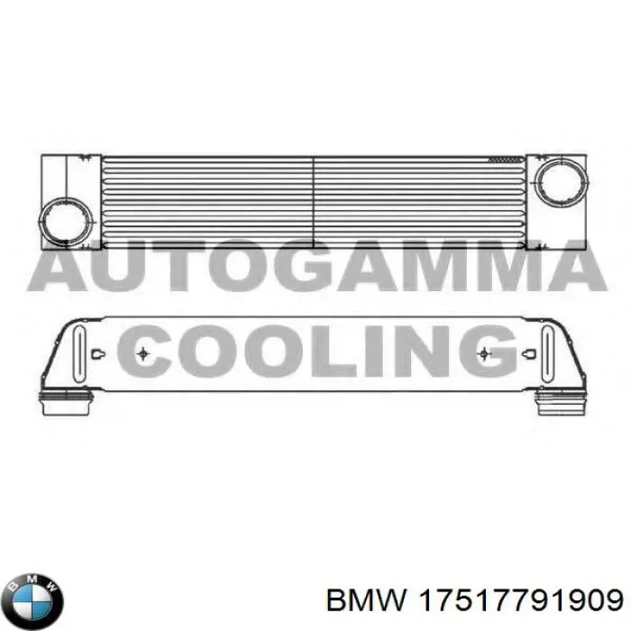 Radiador de intercooler BMW 17517791909 preço, a partir de 100,45 USD