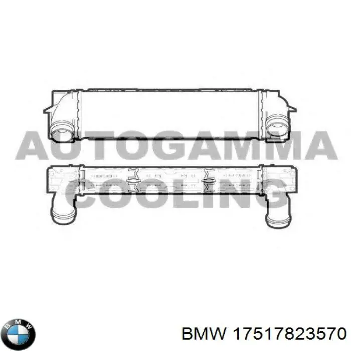 Radiador de intercooler BMW 17517823570 preço, a partir de 162,02 USD