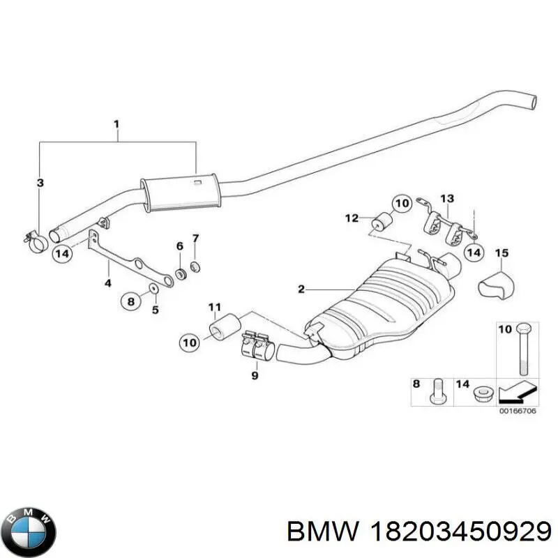 18203450929 BMW Bucha do motor de arranco