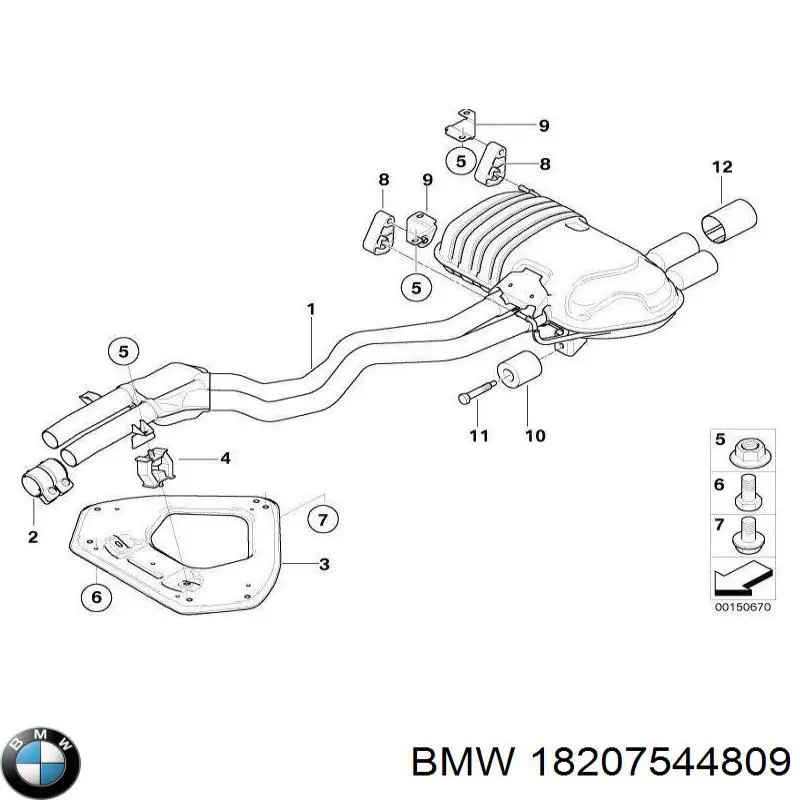 Coxim de fixação do silenciador BMW 18207544809 preço, a partir de 8,07 USD
