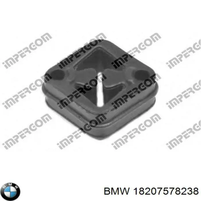 18207578238 BMW Braçadeira do silenciador traseira