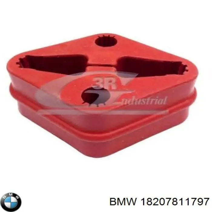 Compre 18207811797 BMW Coxim de fixação do silenciador