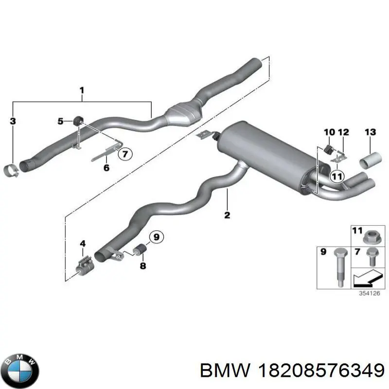 Coxim de fixação do silenciador BMW 18208576349 preço, a partir de 41,85 USD