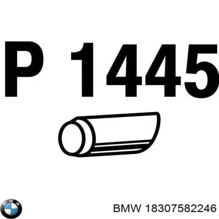 Bocal para o silenciador BMW 18307582246 preço, a partir de 61,23 USD