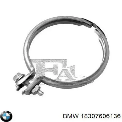 Braçadeira de união de tubo coletor de escape BMW 18307606136 preço, a partir de 26,71 USD