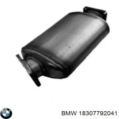 18307792041 BMW Filtro de partículas do sistema dos gases de escape