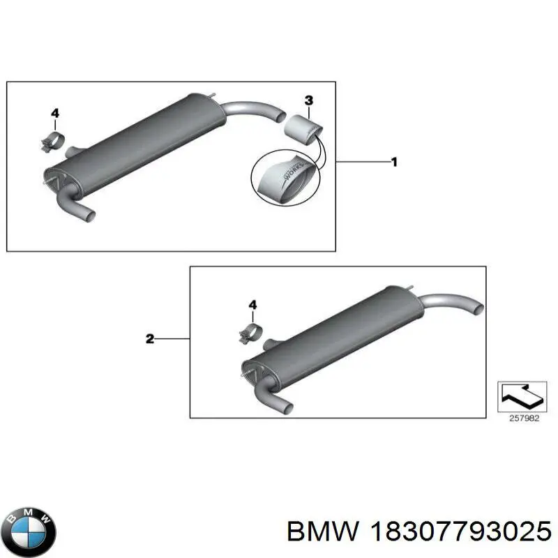 04695220AB Chrysler Braçadeira do silenciador traseira