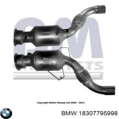 18307795998 BMW Convertidor - catalisador