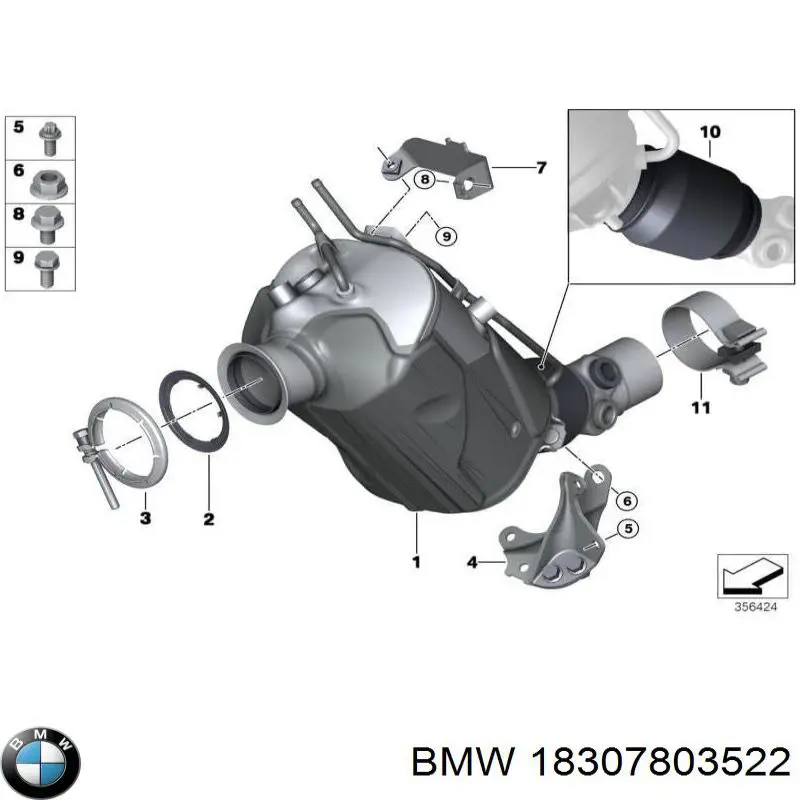 Anel (arruela) do injetor de ajuste BMW 18307803522 preço, a partir de 62,13 USD