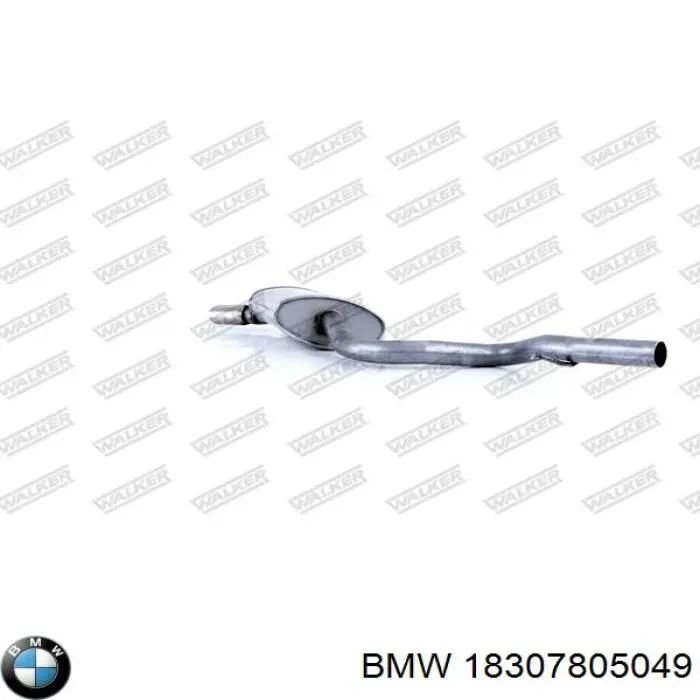 Silenciador, parte traseira BMW 18307805049 preço, a partir de 202,31 USD