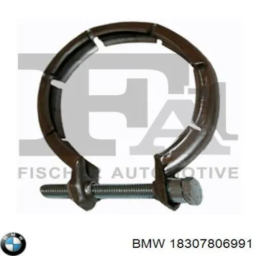 Braçadeira de união de tubo coletor de escape BMW 18307806991 preço, a partir de 16,29 USD