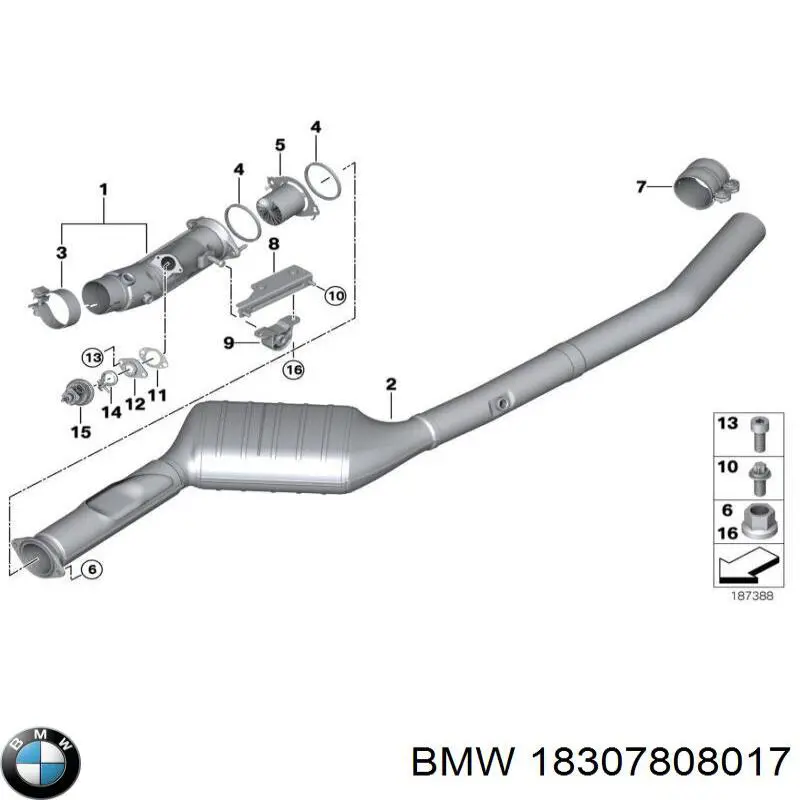  BMW 18307808017 preço, a partir de 153,33 USD