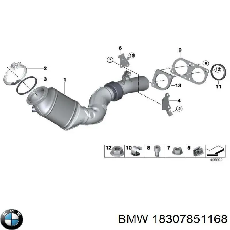 Vedante de adaptador do filtro de óleo BMW 18307851168 preço, a partir de 14,73 USD
