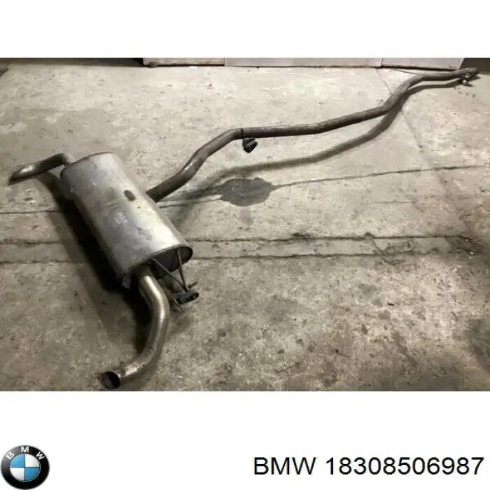 Silenciador, parte traseira para BMW X5  E70
