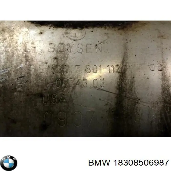  Silenciador, parte traseira BMW X5 SUV (E70) (2007 - 2013) 