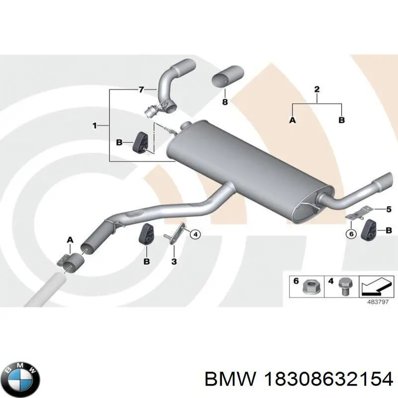 Motor de comporta de recirculação de ar BMW 18308632154 preço, a partir de 138,48 USD