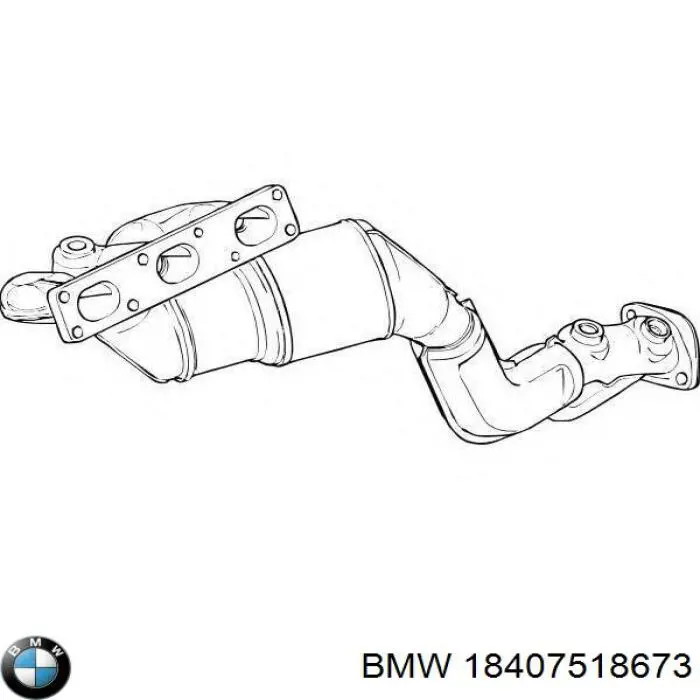 Compre 18407518673 BMW Tubo coletor de escape