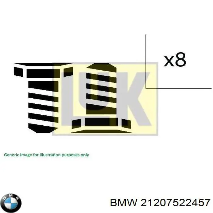 Compre 21207522457 BMW Volante de motor
