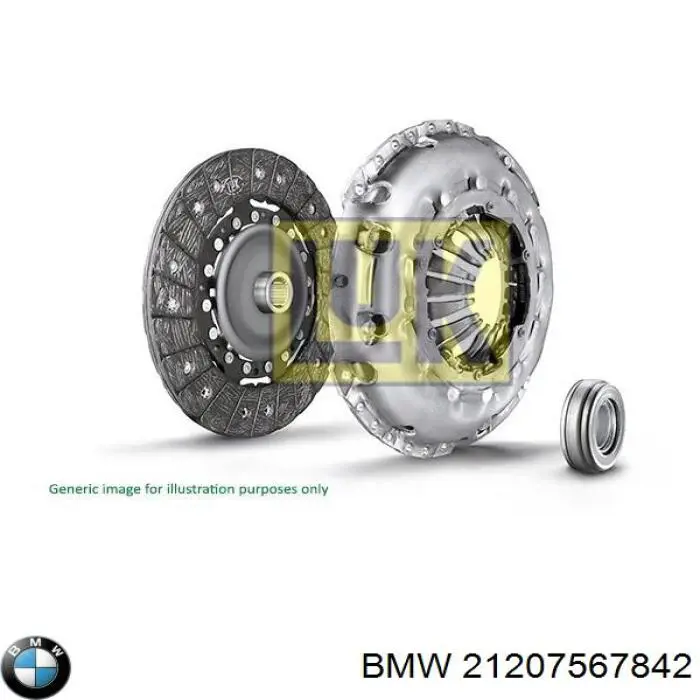 Disco de embraiagem BMW 21207567842 preço, a partir de 167,14 USD