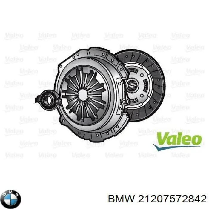 21207572842 BMW Kit de embraiagem (3 peças)