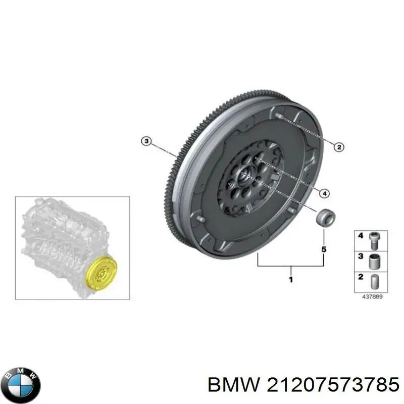 Volante de motor BMW 21207573785 preço, a partir de 641,83 USD