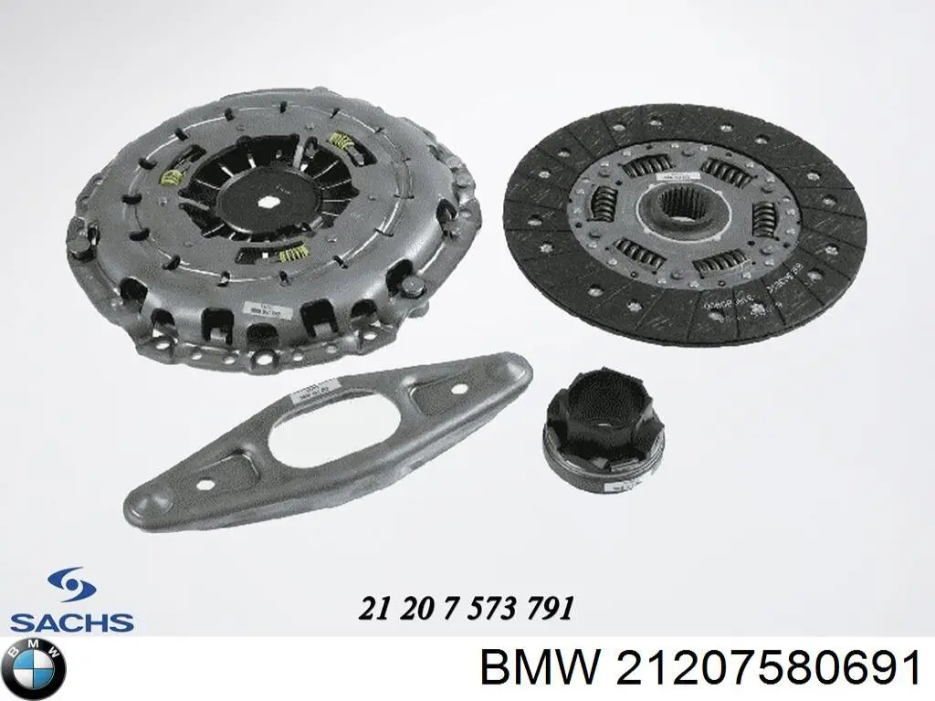 Kit de embraiagem (3 peças) BMW 21207580691 preço, a partir de 190,00 USD